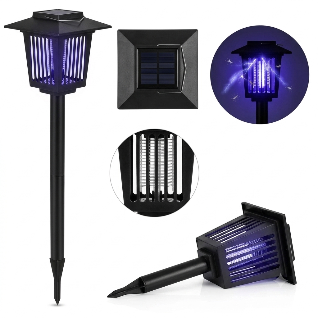 SolarGuard Pro – Solarna lampa za zaštitu od komaraca i insekata
