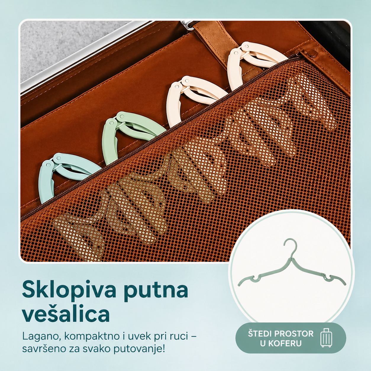 Sklopiva putna vešalica – mali trik za savršeno organizovan kofer