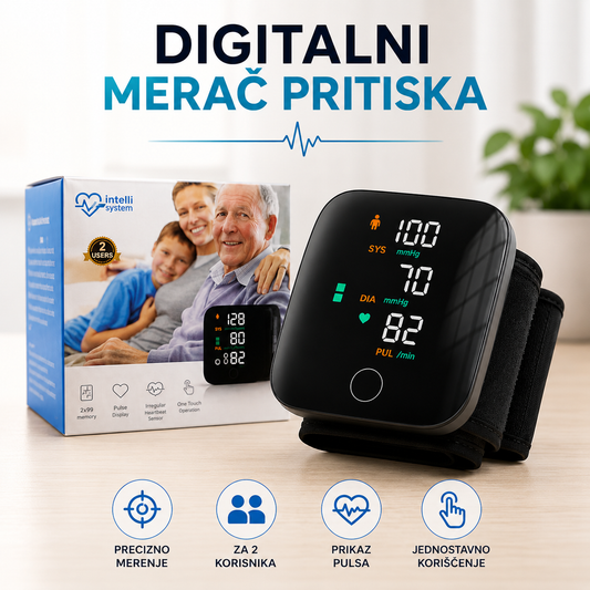 Vital Pressure – Digitalni merač pritiska za zglob