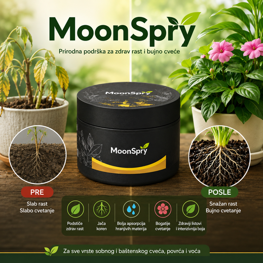 MoonSpry – Prirodna podrška za bujniji rast i zdravije biljke