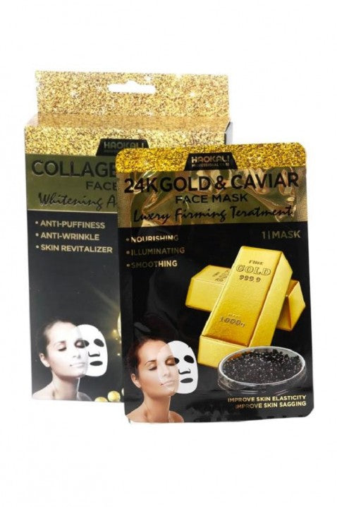 Kaliya Beauty – 24K GOLD Cleansing + GOLD & CAVIAR – Luksuzna maska